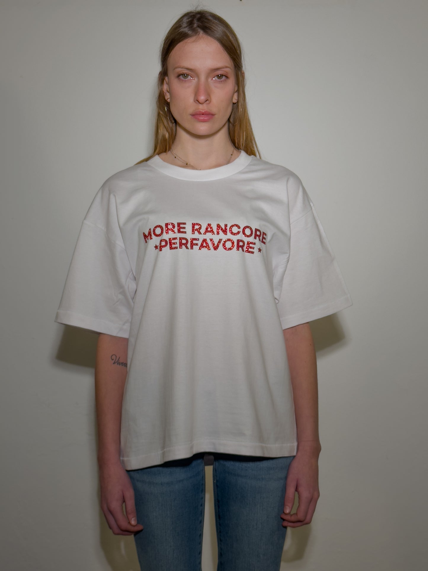 More rancore per favore - tee white