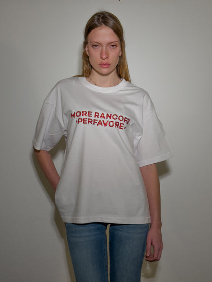 More rancore per favore - tee white