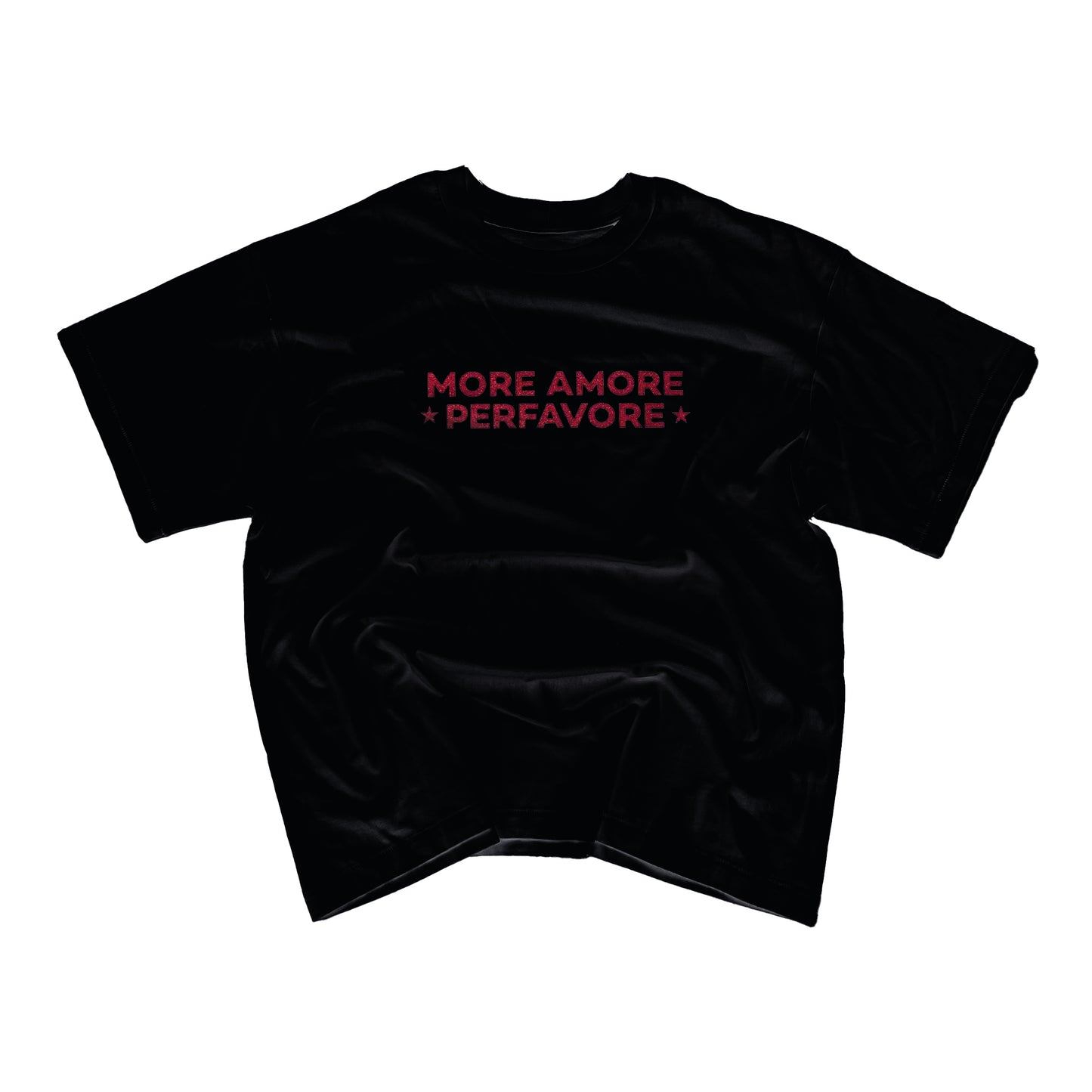 More amore per favore - tee black