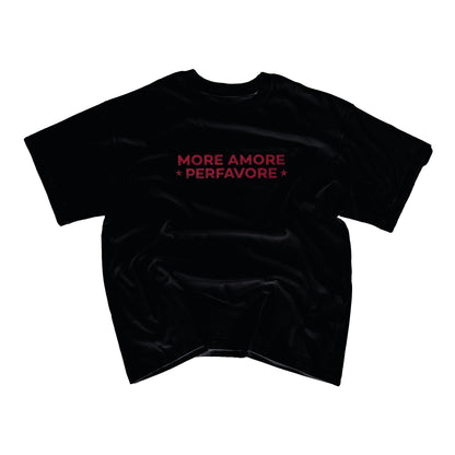 More amore per favore - tee black