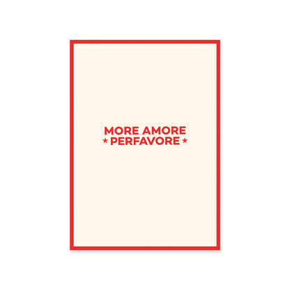 More amore per favore - poster
